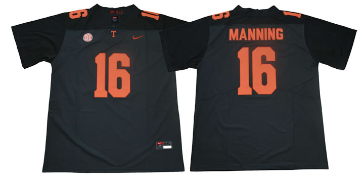 Tennessee Volunteers 16 Peyton Manning Black Nike College Football Jersey,We sell and wholesale Tennessee Volunteers 16 Peyton Manning Black Nike College Football Jersey on line form chian!